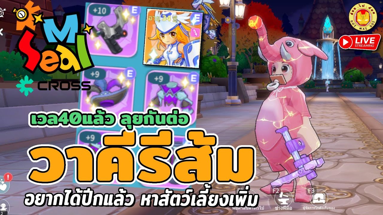 🔴Seal M on Cross | OBT Day3 อยากจัดกล่องปีก โววาคีรีส้มแล้ว หาแมงดาเพิ่ม