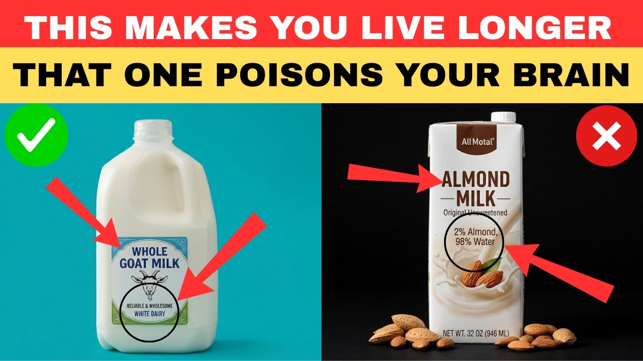 Over 60? 3 Milks to Avoid (And 3 You Must Drink Daily) | Senior Health Tips   #seniorhealth