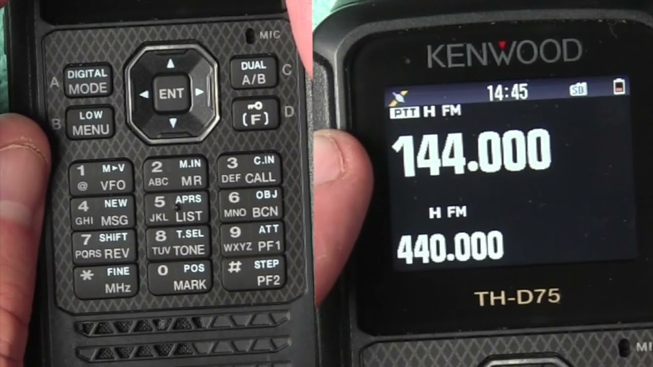 Введение и программирование Kenwood TH-D75A
