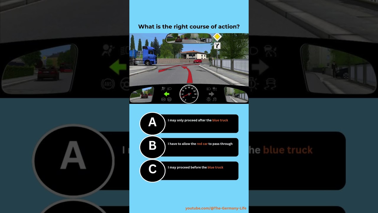 Common German Driving Theory Exam Questions &mdash;  Episode 02 #drivingexam