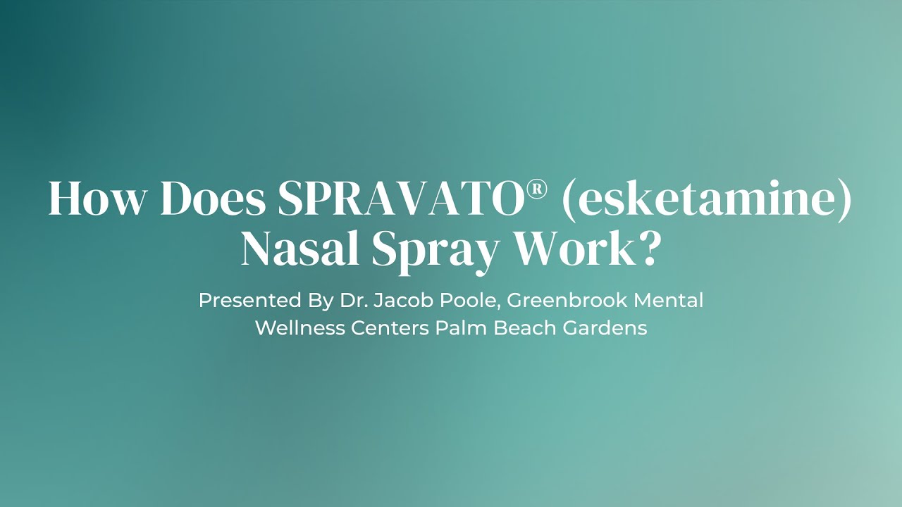 Provider FAQ: How Does SPRAVATO® Work?