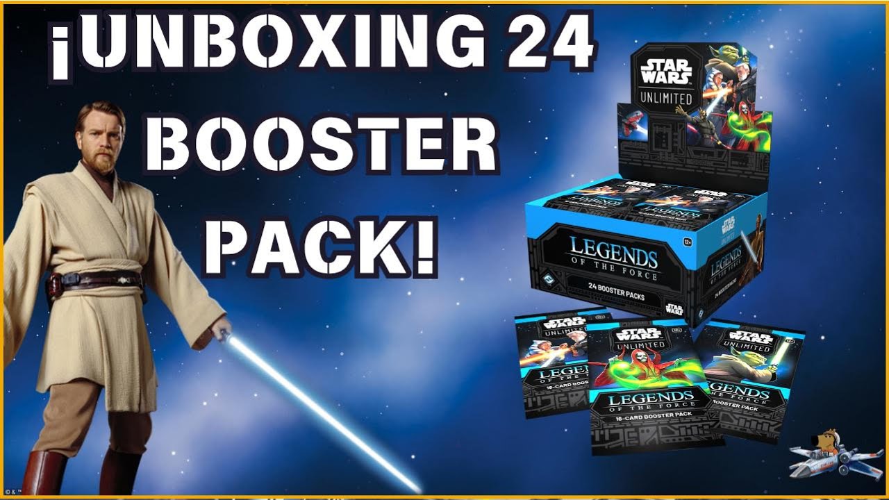 Unboxing Booster Box Legendas de la Fuerza  | STAR WARS UNLIMITED