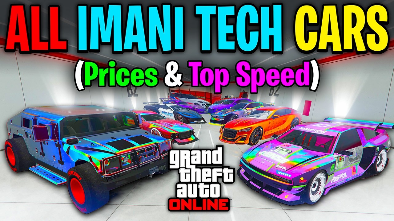 ALL IMANI TECH Vehicles & Prices in GTA Online (Fastest Cars in GTA 5)