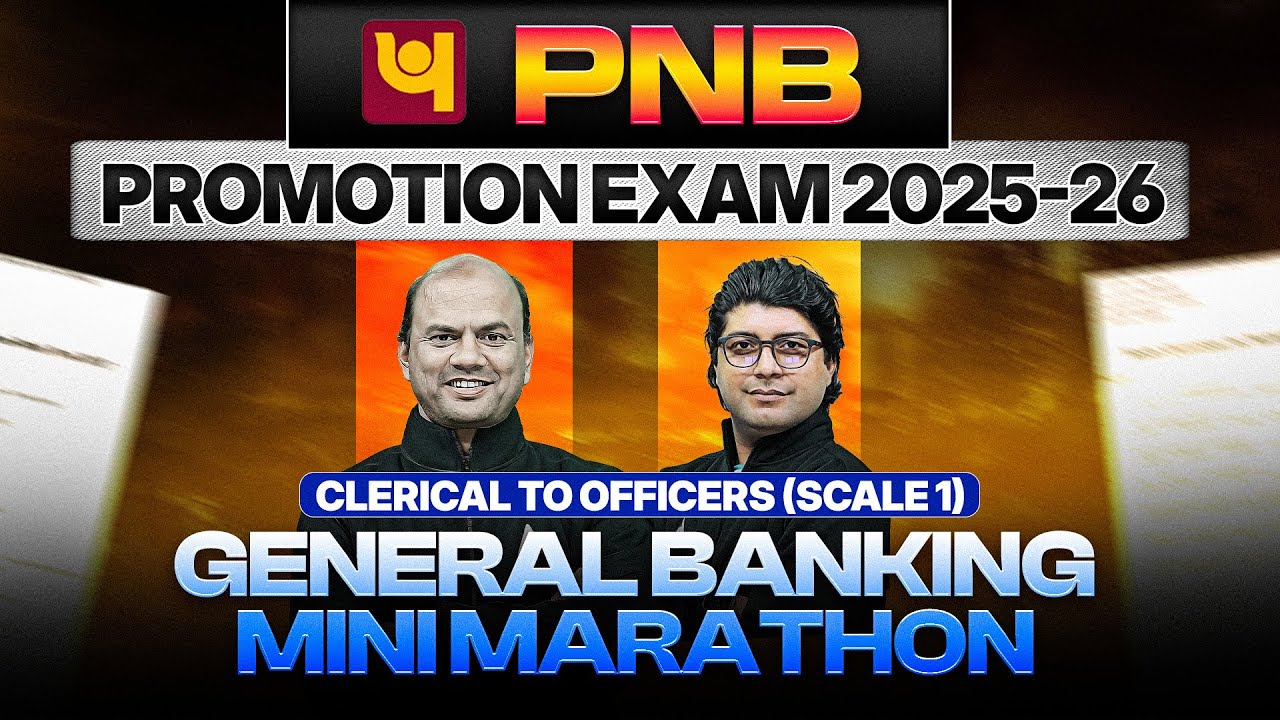 PNB Promotion Exam Clerk To Officer (Scale 1) 2025-26 | General Banking Mini Marathon | Officersadda