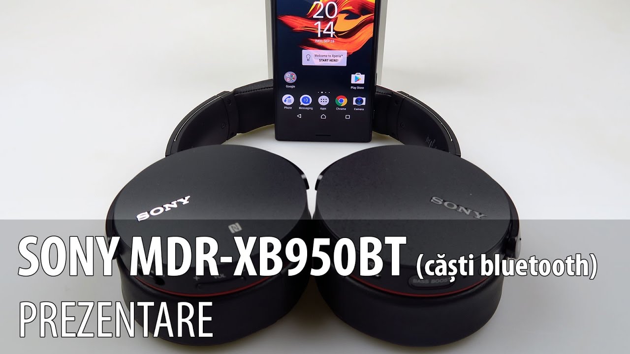 Căşti Sony MDR-XB950 BT, prezentare în Limba Română  - Mobilissimo.ro