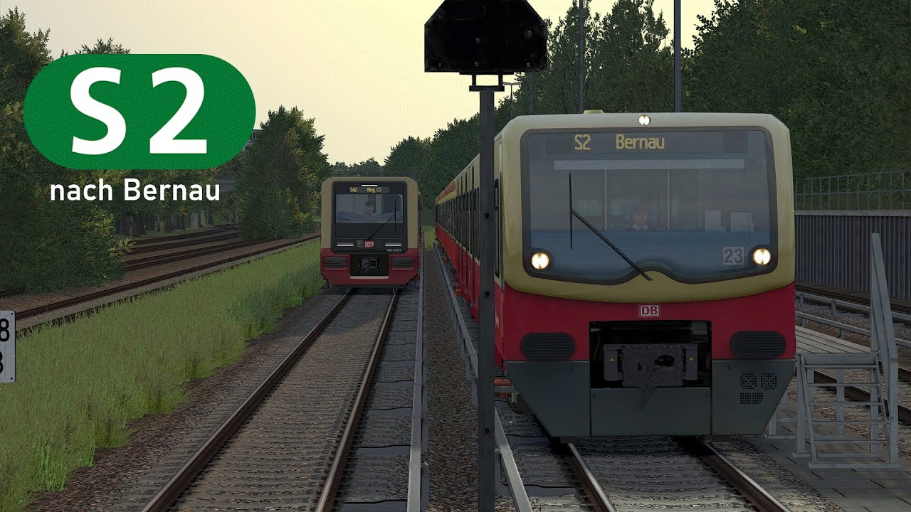 S-Bahn Berlin - S2 nach Bernau (Baufahrplan) - Original Ansagen - BR481