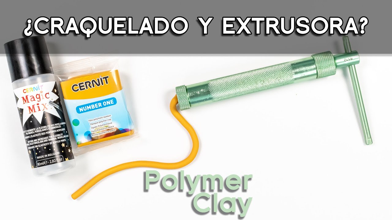 Экструдер и трещины - самоучитель работы с полимерной глиной [Sub] | Ana Belch&iacute;