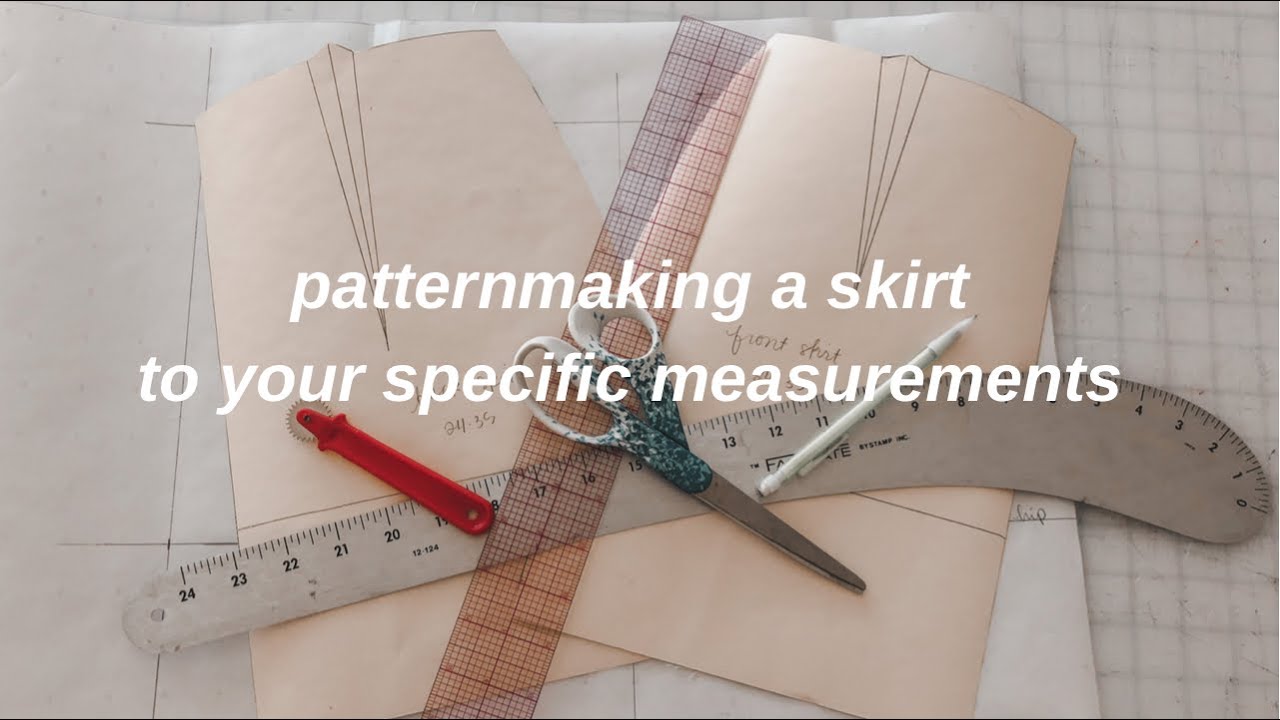 Fashion Design 101 | How to Pattern a Skirt to Your Measurements!