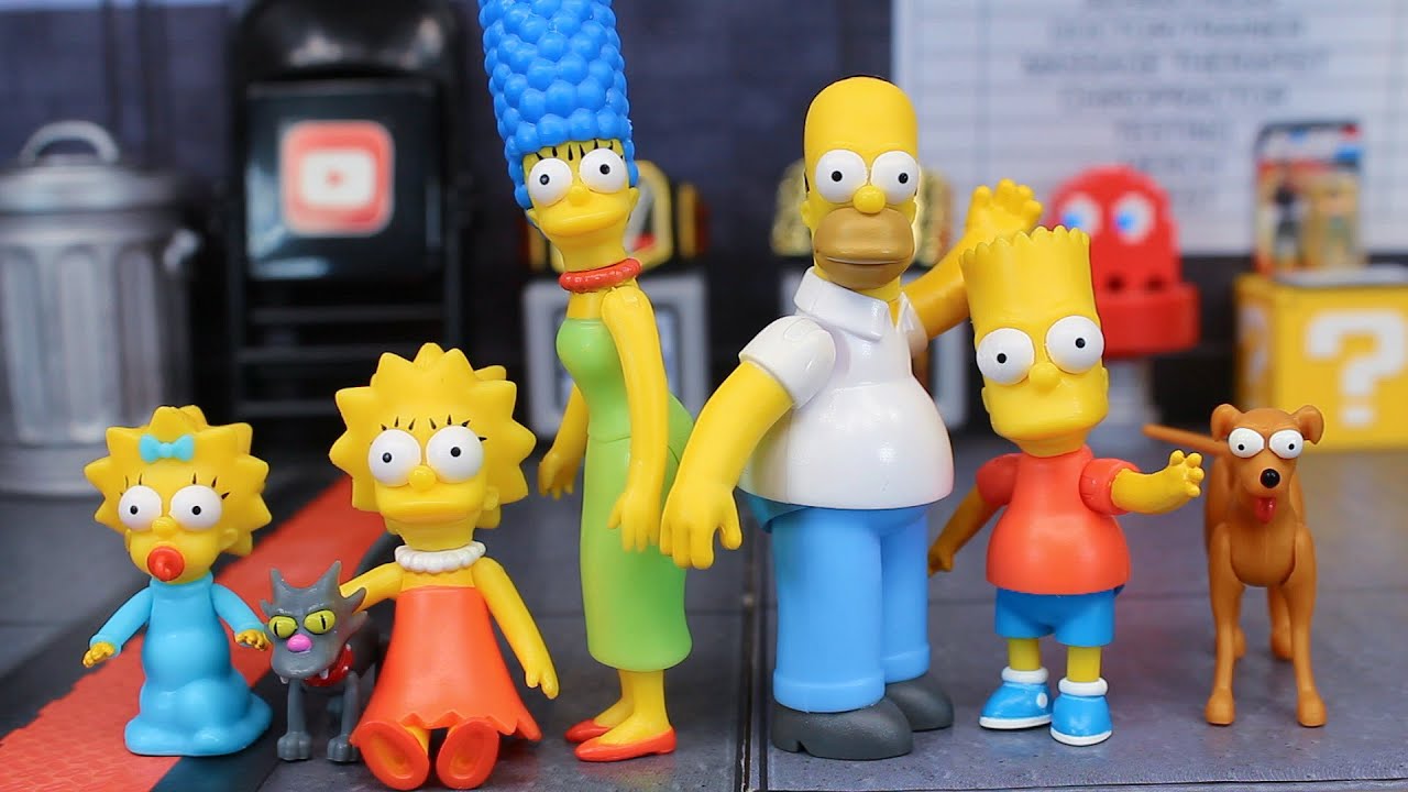 Обзор мультиупаковки фигурок «Семья Симпсонов» от Jakks Pacific 2,5 дюйма!