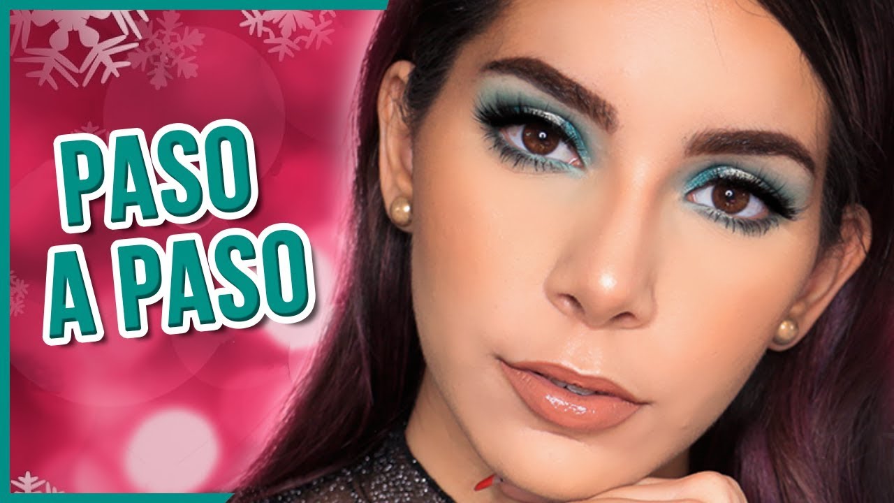 MAQUILLAJE PARA NAVIDAD (Paso a paso) &hearts; Jimena Aguilar