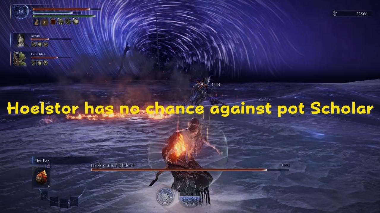 Hoelstor stands no chance against improved throwing pot Scholar