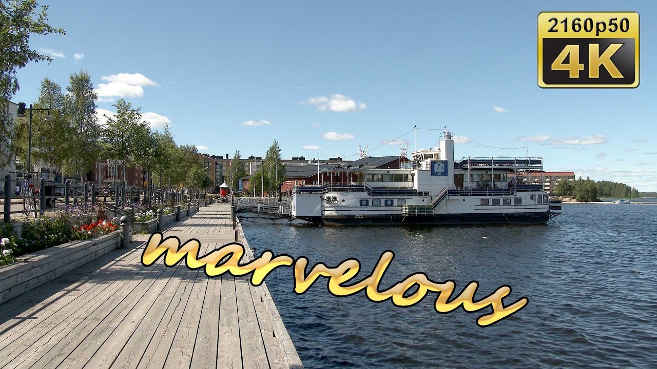Lulea, City Walk - Sweden 4K Travel Channel