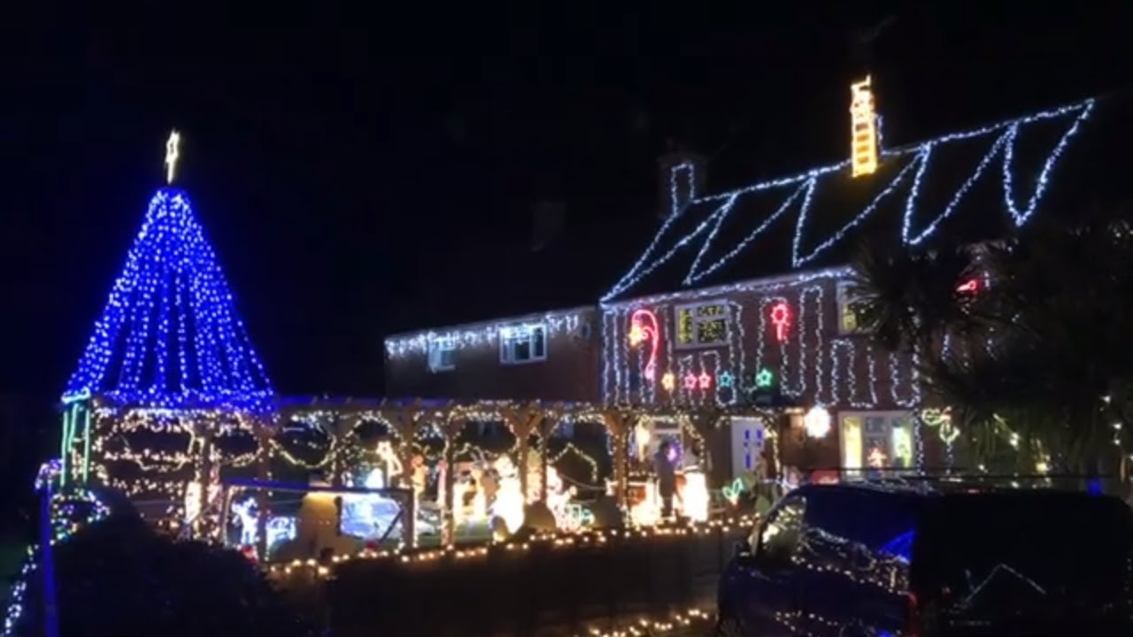 Westfield Christmas Lights display 2019 with Christmas music