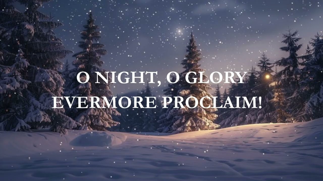 O Holy Night Fingerstyle Guitar Instrumental | With Lyrics