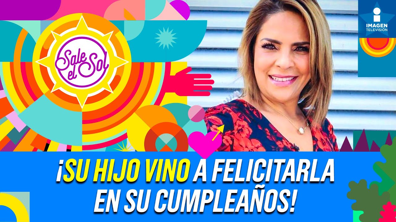 ¡Hijo de Ana María Alvarado la sorprende en el foro por su cumpleaños! | Sale el Sol