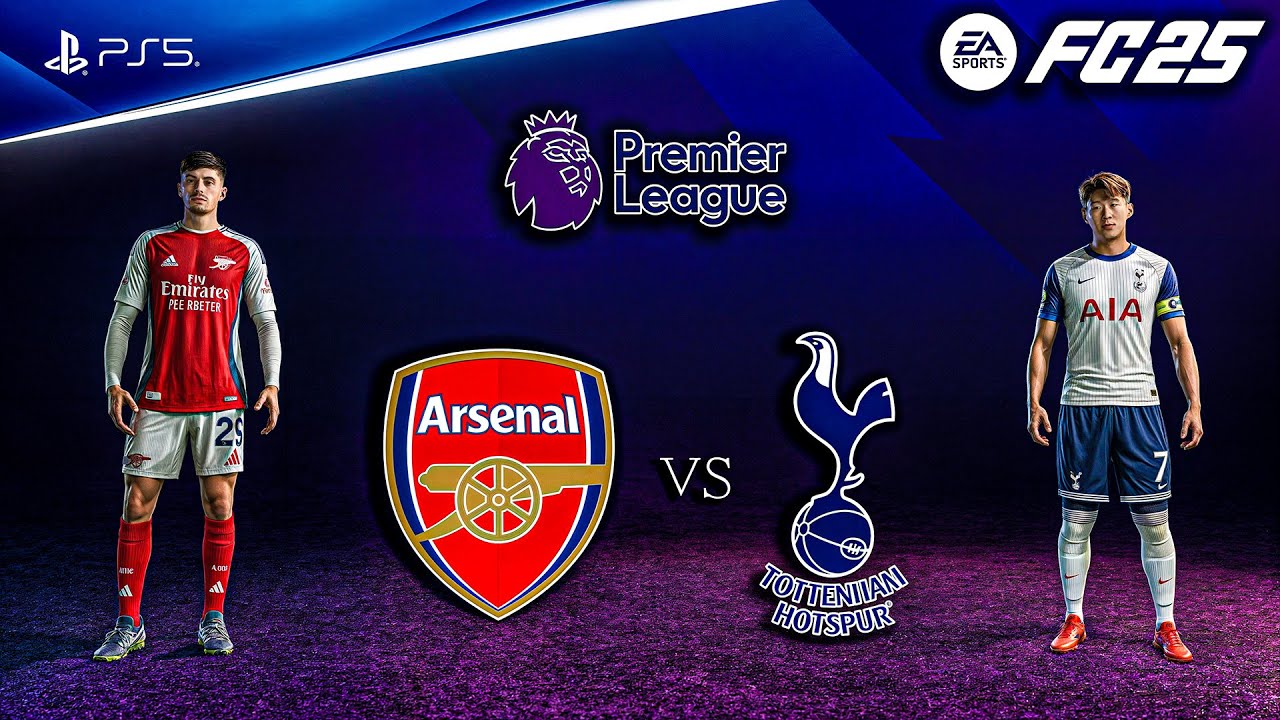 FC 25 - Arsenal vs. Tottenham Hotspur | Premier League 24/25 Full Match | PS5&trade; [4K60]