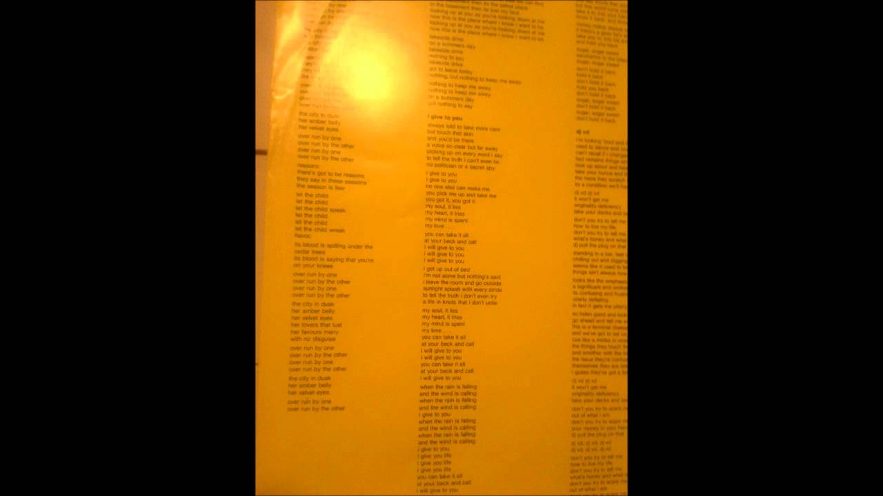 Nitzer Ebb - I give to you. LP version, 1991, Mute Records HQ Sound