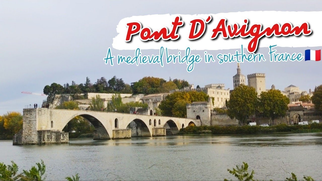 Pont D’Avignon | Pont Saint-Bénézet in Southern France 🇫🇷 a famous medieval bridge