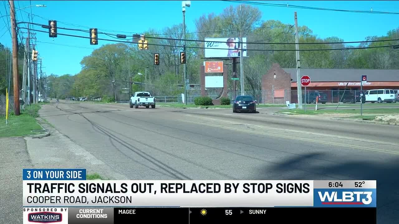Traffic signal out in Jackson: poses danger, irritating motorists