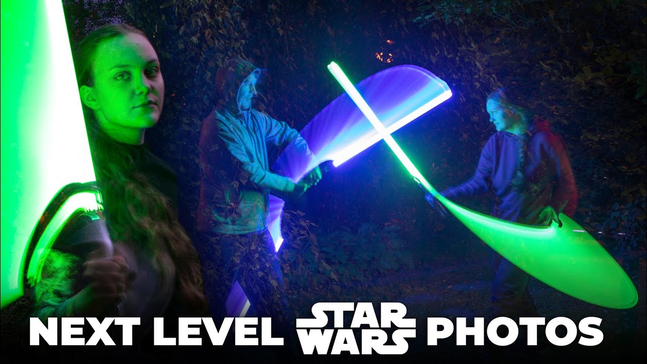 Long Exposure Lightsaber photography ⚔️
