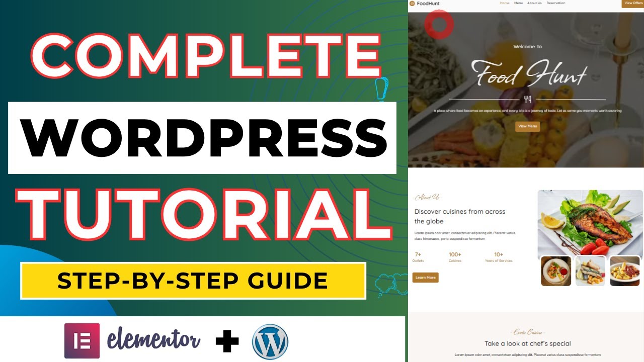 Complete WORDPRESS Tutorial for Beginners 2026. How to Create a FREE WordPress Website in 90 minutes