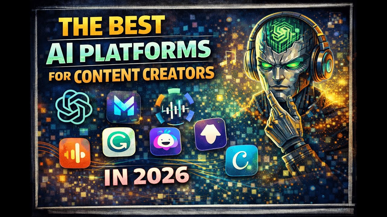 The Best AI Platforms for Content Creators in 2026 (Walkthrough)