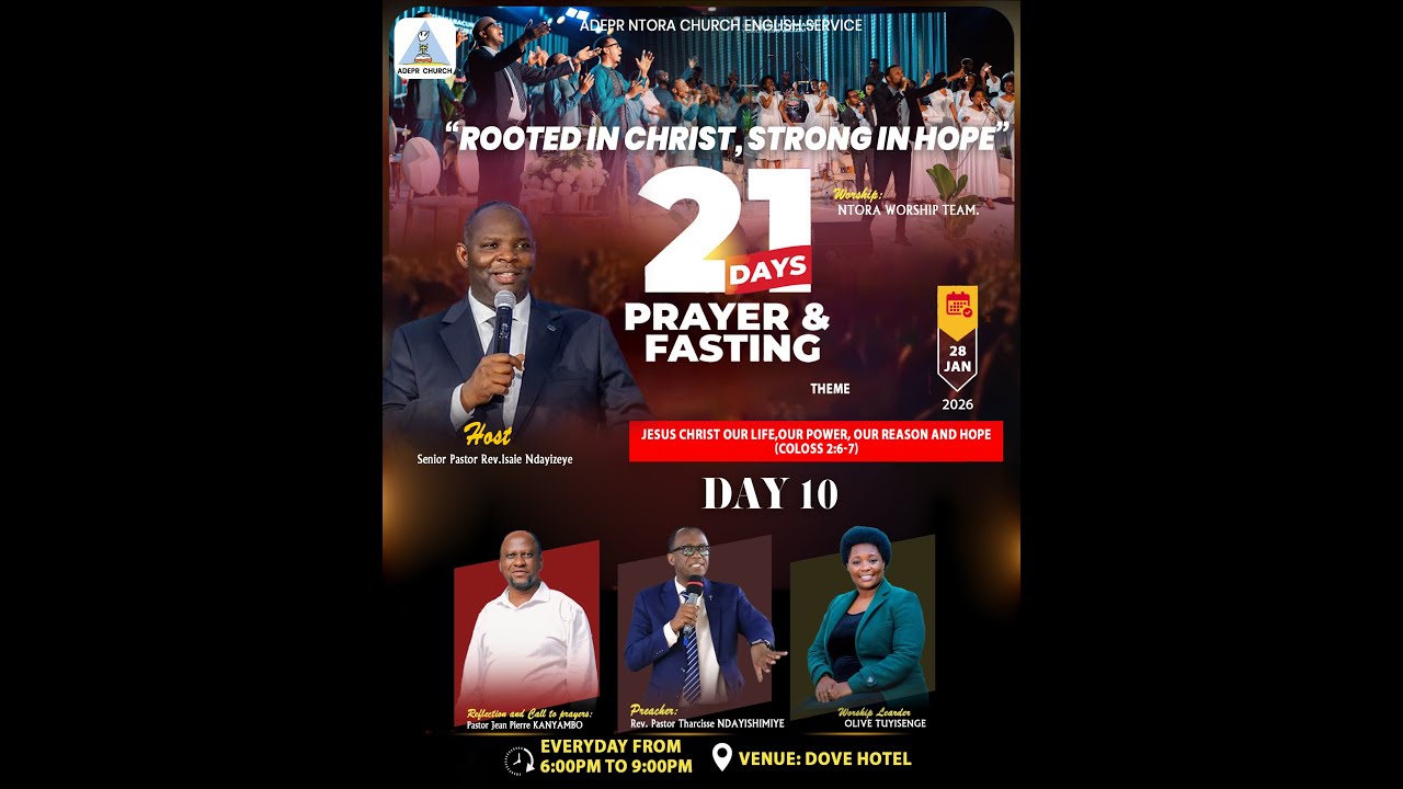 Gushorera imizi muri Yesu binyuze Muburyo bwo Gusenga | Rev. NDAYISHIMIYE T | 10/21Days of Prayer