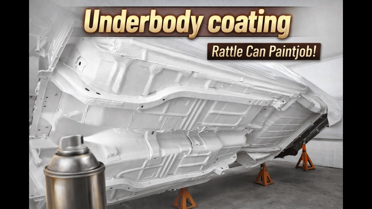 Ford Escort MK2 - Part 6: Fresh Undercoating, 2K White Paint & Rear Axle Rebuild