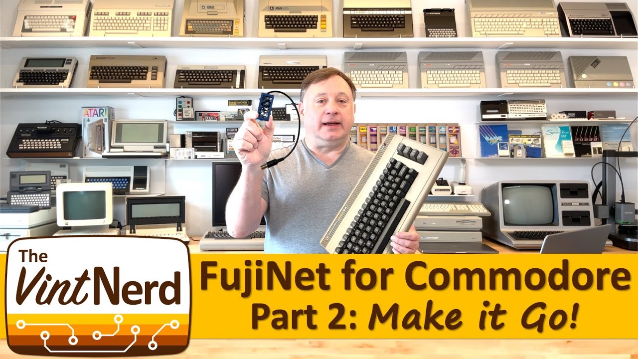 Мой новый FujiNet для Commodore: прошивка и использование :)