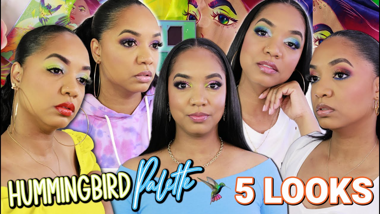 5 LOOKS w/ Oden's Eye Hummingbird Palette | MY COLLAB PALETTE