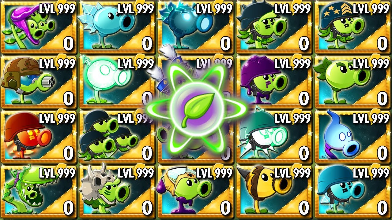 New PEA Plant Vs Team Zombie Frozen NOOB - PRO - HACKER - GOD - Who Will Win? - PvZ2 Plant vs Plant