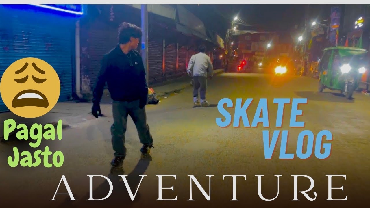 Night Skate Ride Skate Hacker Haru Sanga 🤕😩