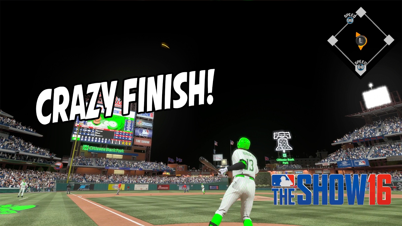 CRAZY FINISH! GYVI WORLD vs HEALY6! - MLB The Show 16 Diamond Dynasty Gameplay