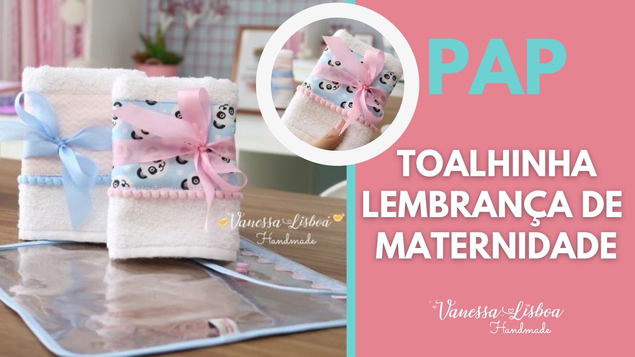 Toalhinha para lembrancinha - Fácil - Passo a Passo