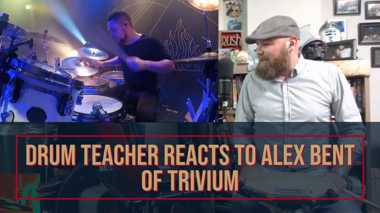Реакция учителя игры на барабанах на Алекса Бента — Trivium — Kirisute Gomen — Эпизод 76