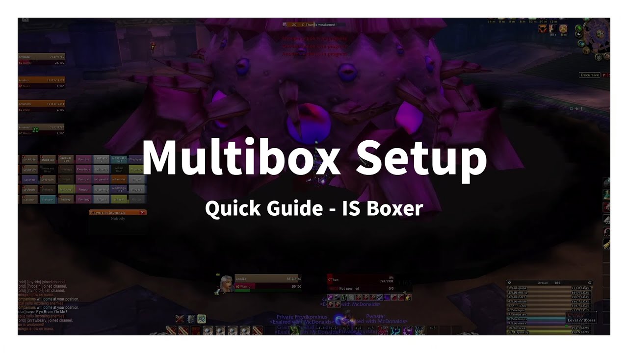 Quick Multiboxing Basics Guide for ISBoxer - Vanilla WoW