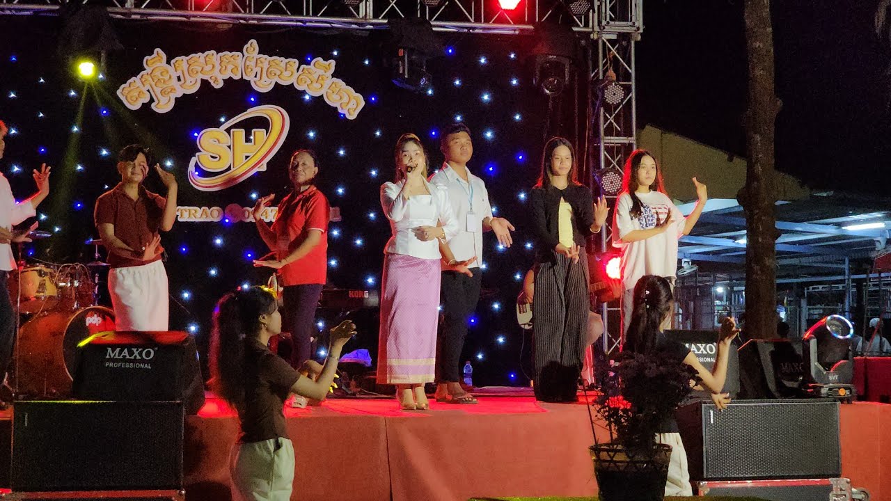 ចម្រៀងខ្មែរកម្ពុជាក្រោម។ នៅខេត្តព្រះត្រពាំង. Chom Reng Khmer krom, Nhac khmer romvong, saravan 2026 