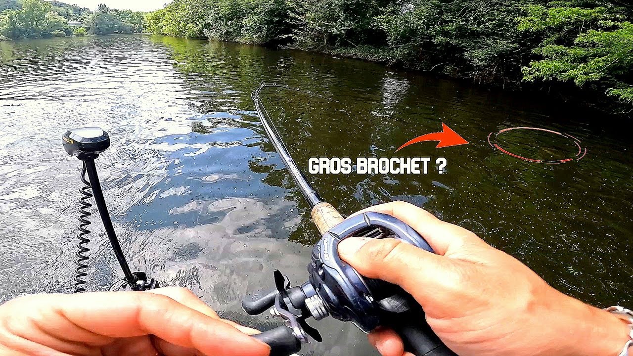 Un LEURRE DE FOU pour pêcher les GROS BROCHETS en TRACTION sur cette RIVIERE INCROYABLE !!