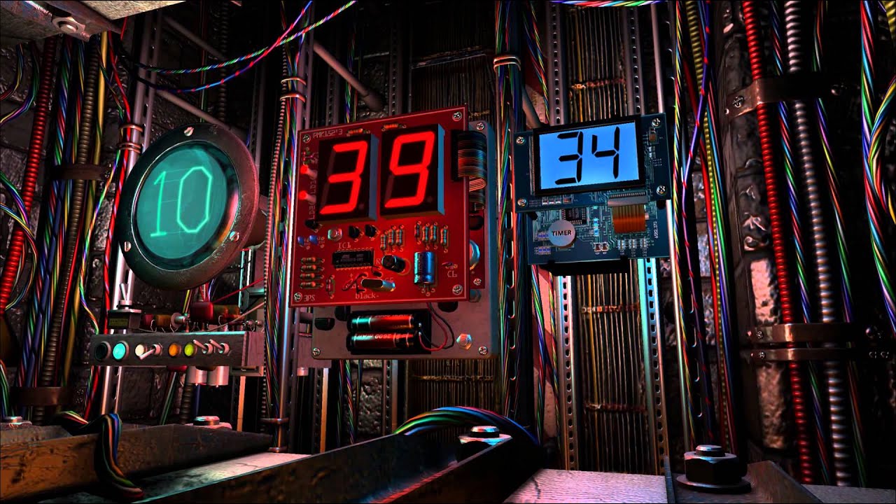 Digital Clock 3D Screensaver