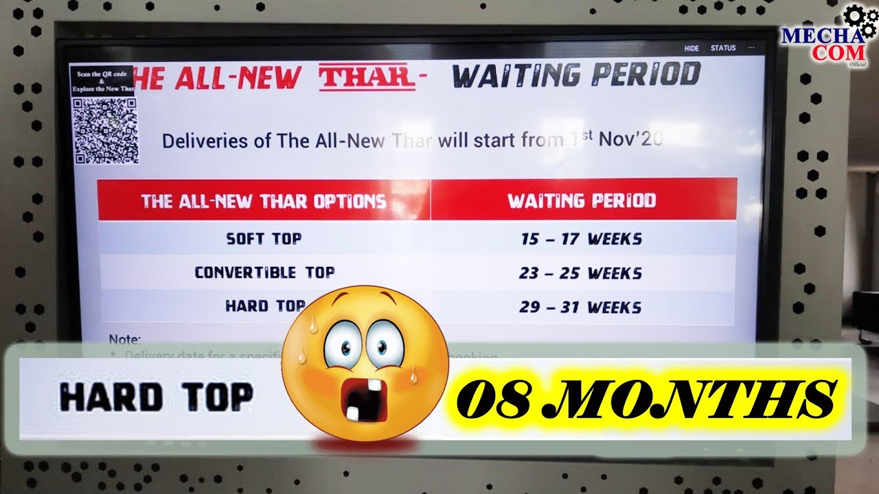 All new Thar waiting period | Why should buy & Why NOT | Interesting Features