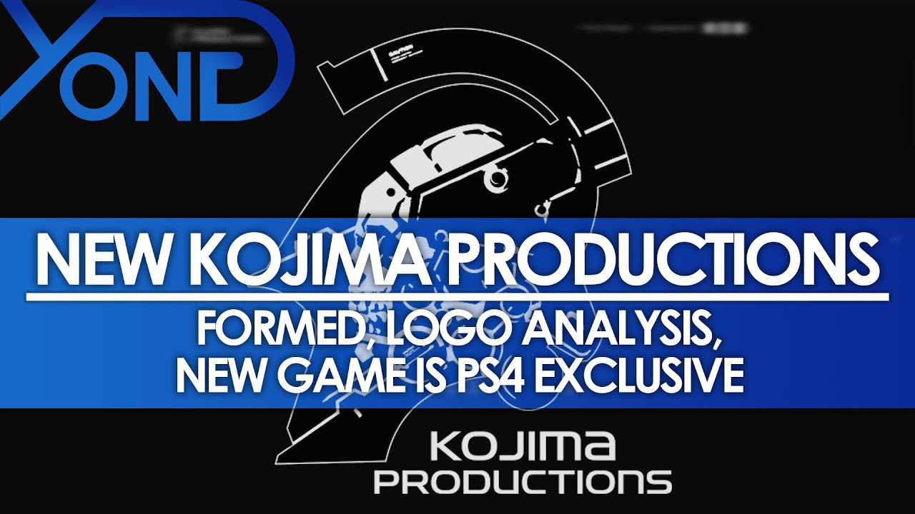 New Kojima Productions Formed, Logo Analysis, New Game is PS4 Exclusive