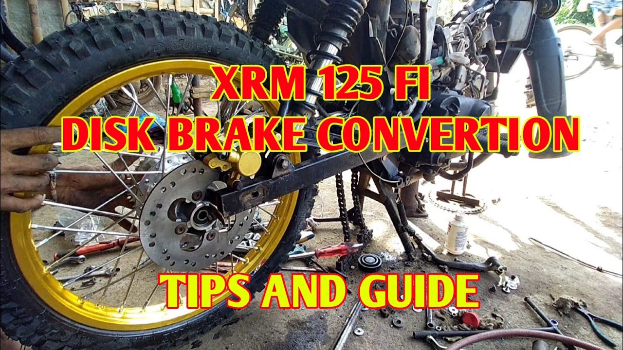 XRM 125 fi DISK BRAKE CONVERTION