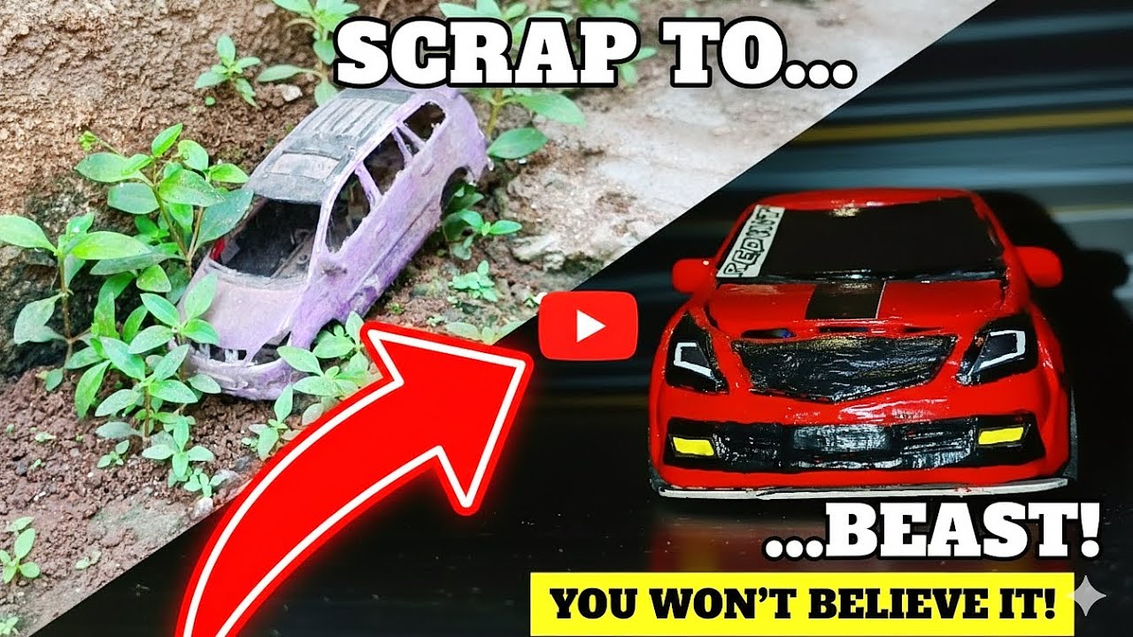 "I Transformed a Junk Toy Car into a CRAZY Modified Beast   😱 Epic DIY Restoration!"