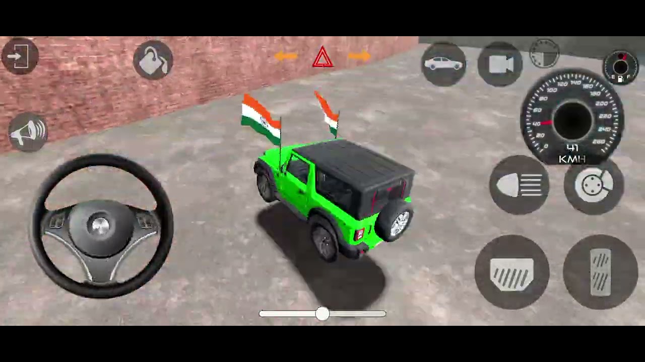Mahindra thar👿gsmes:indian thar (games) car android game-android gameplay