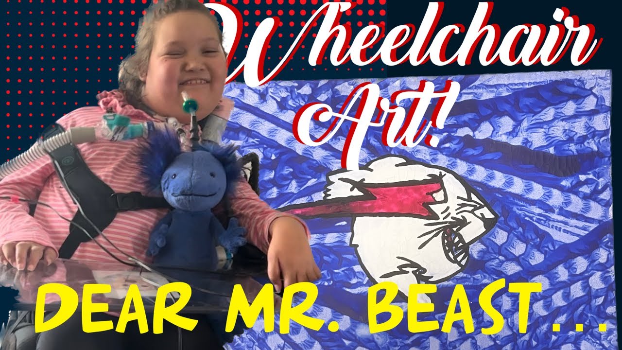 Mr. Beast Wheelchair Art & We Bought an Adapted Nerf Gun! (SO FUN)!!!!