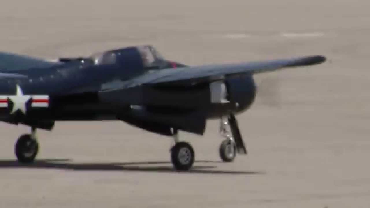 RC Grumman F7F TigerCat at the IMAA Castle fly-in