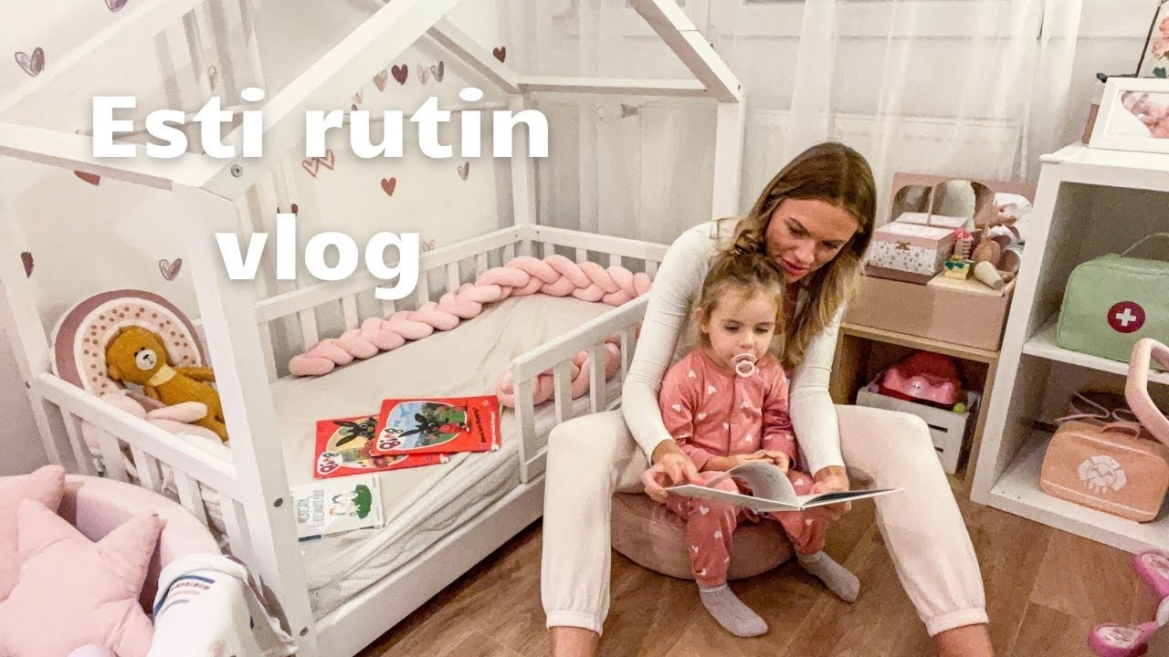 Délutáni/esti rutinunk az ovis kislányommal kettesben | Egy valós esténk