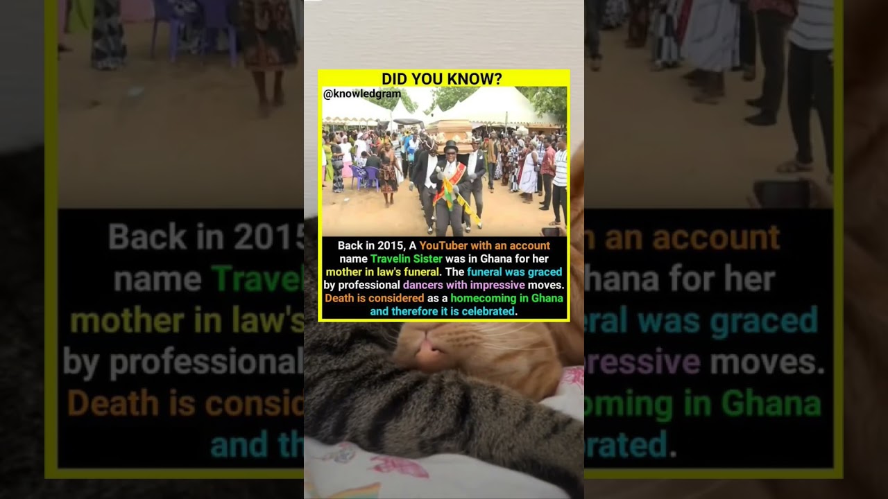Viral Ghanaian funeral dance: Honoring life with rhythm and celebration. #shorts #facts