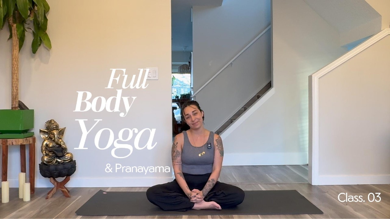 Full Body Yoga Flow + Pranayama | Strength, Softness & Nervous System Reset