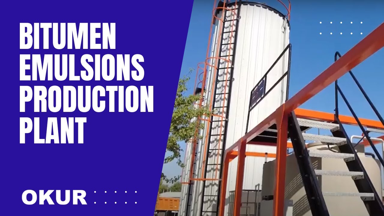 Bitumen Emulsions Production Plant / Polimer Modifiyeli Bitüm Emülsiyon Üretimi Tesisi